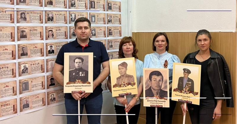 В омском Росреестре ко Дню Победы создали «Стену Памяти»