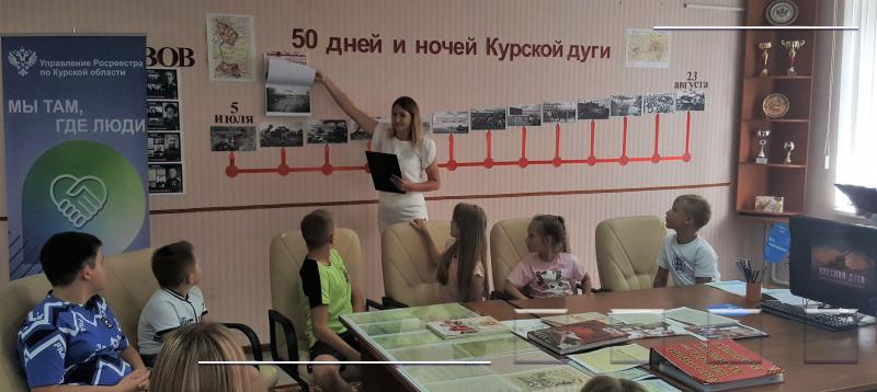 Курский Росреестр продолжает проведение мероприятий в рамках Всероссийской патриотической акции «50 дней и ночей Курской дуги»