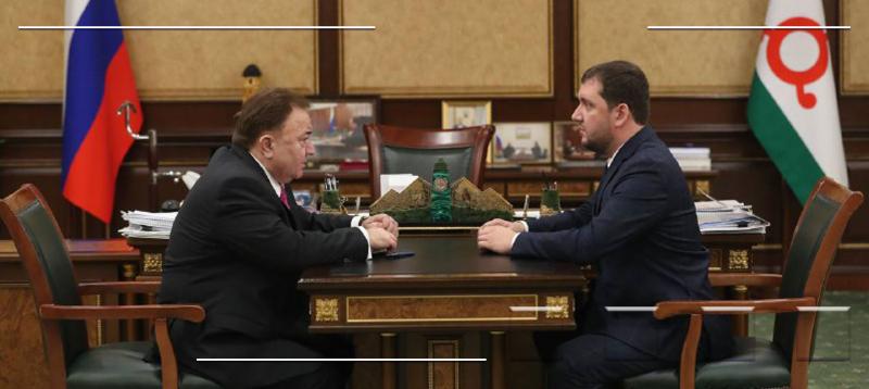 Рабочая встреча Андрея Борисова с Главой Ингушетии 