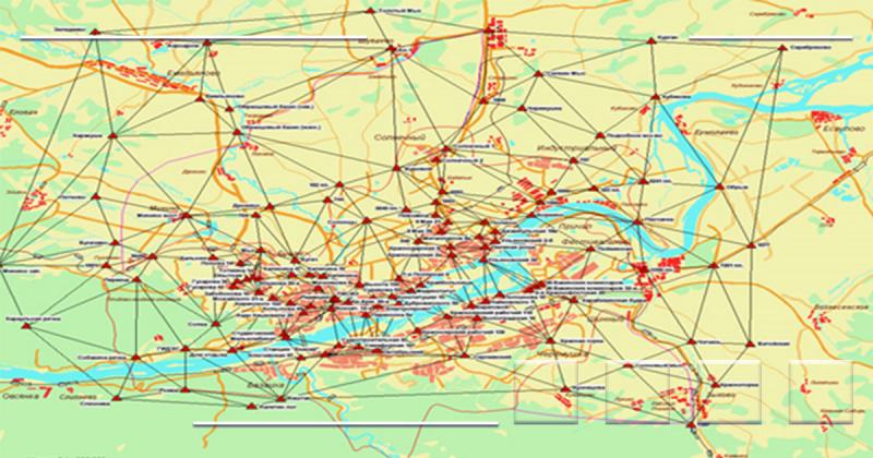 Каталог пунктов опорно-межевых сетей, государственных геодезических сетей (геоточек) России