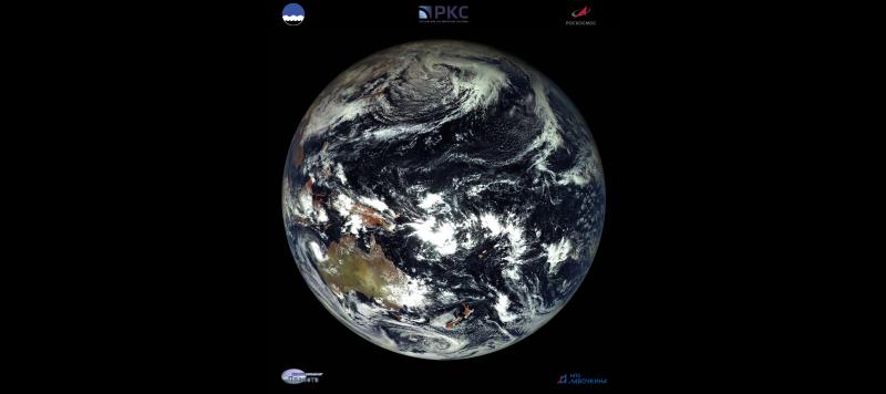 С нового российского космического аппарата «Электро-Л» №3 получен первый снимок Земли