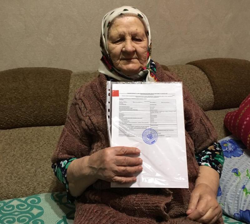 Вдова ветерана ВОВ к своему 90-летнему юбилею получила квартиру